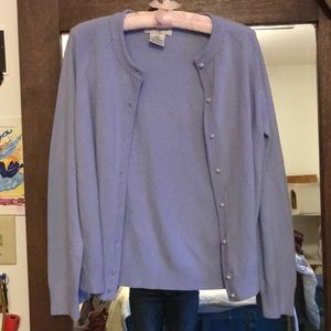 Vintage lavender cardigan